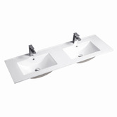 Otti Australia Laguna MKII 1500mm Wall Hung Double Vanity with Ceramic Countertop