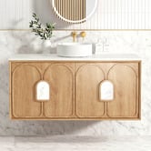 Otti Australia Laguna MKII 1200mm Wall Hung Single Vanity with Solid Surface Countertop