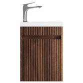 Otti Australia Bondi 400mm Wall Hung Small Space Single Vanity with Ceramic Countertop