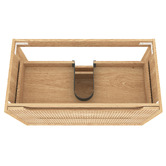 Otti Australia Byron Fluted 900mm Woodland Oak Wall Hung Single Vanity with Countertop