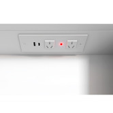 Otti Australia Newport 900mm Matte White LED Mirrored Shaving Cabinet