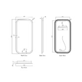 Otti Australia Newport Rectangle LED Bathroom Mirror