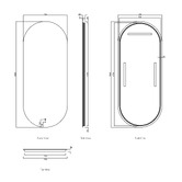 Otti Australia Noosa Oval LED Bathroom Mirror