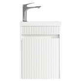 Otti Australia Bondi 400mm Wall Hung Small Space Single Vanity with Ceramic Countertop