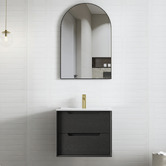 Otti Australia Byron 600mm Wall Hung Single Vanity with Ceramic Countertop
