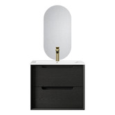 Otti Australia Byron 600mm Wall Hung Vanity &amp; LED Mirror Package