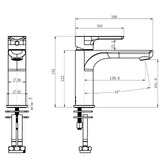 Otti Australia Byron 900mm Wall Hung Vanity &amp; Shaving Cabinet Package