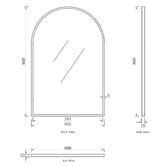 Otti Australia Archie Arched Framed Mirror