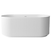 Otti Australia Havana 1500mm Gloss White Acrylic Freestanding Bath with Overflow