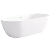 Otti Australia Manolo Acrylic Freestanding Bath with Overflow