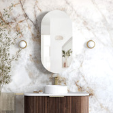 Otti Australia Noosa 450mm Pill Mirrored Shaving Cabinet