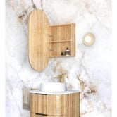 Otti Australia Noosa 450mm Pill Mirrored Shaving Cabinet