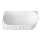 Otti Australia Havana Oval Acrylic Left Hand Corner Bath with Overflow