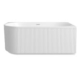 Otti Australia Havana Oval Acrylic Right Hand Corner Bath with Overflow