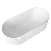 Otti Australia Havana Oval Acrylic Freestanding Bath with Overflow