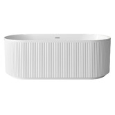 Otti Australia Havana Oval Acrylic Freestanding Bath with Overflow