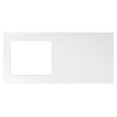Otti Australia Havana 1300mm Sable Walnut Laundry Tub and Cabinet with Solid Surface Countertop