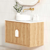 Otti Australia Laguna MKII 900mm Wall Hung Single Vanity with Solid Surface Countertop