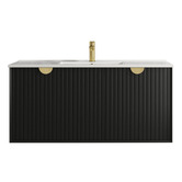 Otti Australia Marlo 1200mm Matte Black Wall Hung Single Vanity