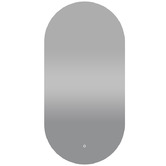 Aquaperla Oval Aluminium LED Mirror