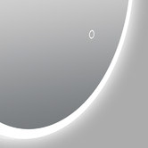 Aquaperla Oval Aluminium LED Mirror