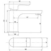 Aquaperla VOG Basin Mixer