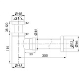 Aquaperla Square Basin Bottle Trap