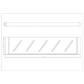 Aquaperla Rushy Stainless Steel Shelf