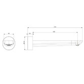 Aquaperla Rushy Bath Spout
