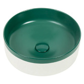 Aquaperla Colour Plus 375mm Round Ceramic Above Counter Basin