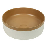 Aquaperla Colour Plus 375mm Round Ceramic Above Counter Basin