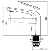 Norico Esperia Basin Mixer