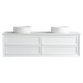Schots Penley 1500mm Wall Hung Double Vanity with Quartz Countertop