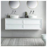 Schots Penley 1500mm Wall Hung Double Vanity with Quartz Countertop
