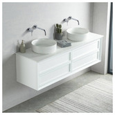 Schots Penley 1500mm Wall Hung Double Vanity with Quartz Countertop