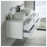 Schots Penley 1500mm Wall Hung Double Vanity with Quartz Countertop