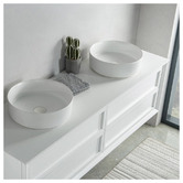 Schots Penley 1500mm Wall Hung Double Vanity with Quartz Countertop