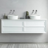 Schots Penley 1500mm Wall Hung Double Vanity with Quartz Countertop