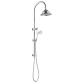 Tiago Tapware Clementine Brass Twin Shower
