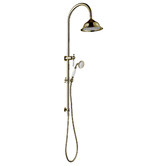 Tiago Tapware Clementine Brass Twin Shower