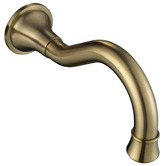 Tiago Tapware Clementine 200mm Brass Basin Wall Spout