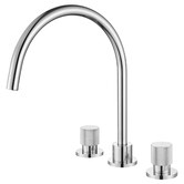 Tiago Tapware Avalon Knurled Hob Kitchen Tap Set