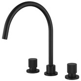 Tiago Tapware Avalon Knurled Hob Kitchen Tap Set