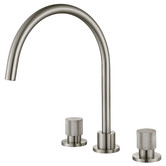 Tiago Tapware Avalon Knurled Hob Kitchen Tap Set