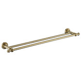 Tiago Tapware Clementine 600mm Brass Double Towel Rail