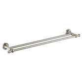 Tiago Tapware Clementine 600mm Brass Double Towel Rail