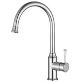 Tiago Tapware Constance Brass Gooseneck Kitchen Mixer