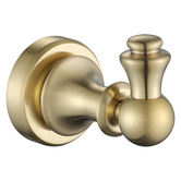 Tiago Tapware Clementine Round Brass Robe Hook