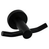 Tiago Tapware Rumi Round Brass Double Robe Hook