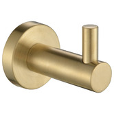 Tiago Tapware Rumi Round Single Brass Robe Hook